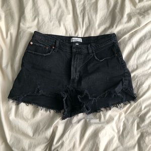 Abercrombie & Fitch High Rise Cut Off Shorts